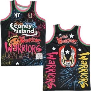 Headgear Classics The Warriors Movie Coney Island Basketball Jersey Size 3XL